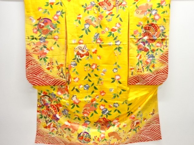 JAPANESE KIMONO / KIMONO FOR KIDS / FLORAL PLANTS